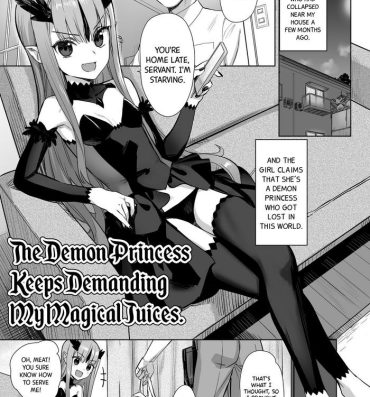 Cum Swallowing Mazoku no Hime ga Ore no Maryokujiru o Matomete Yamenai Ken | The Demon Princess Keeps Demanding My Magical Juices- Original hentai Fake