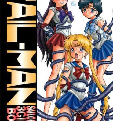 Nasty Tail-Man Sailormoon 3Girls Book- Sailor moon hentai Long Hair